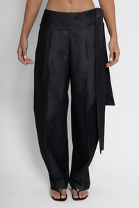 Balloon Grey Denim Pants